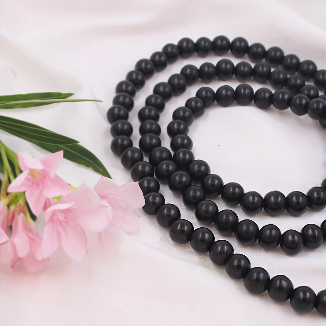 Prachin Divya Mala Original Karungali Malai with 108-Beads  with Govt. Certification