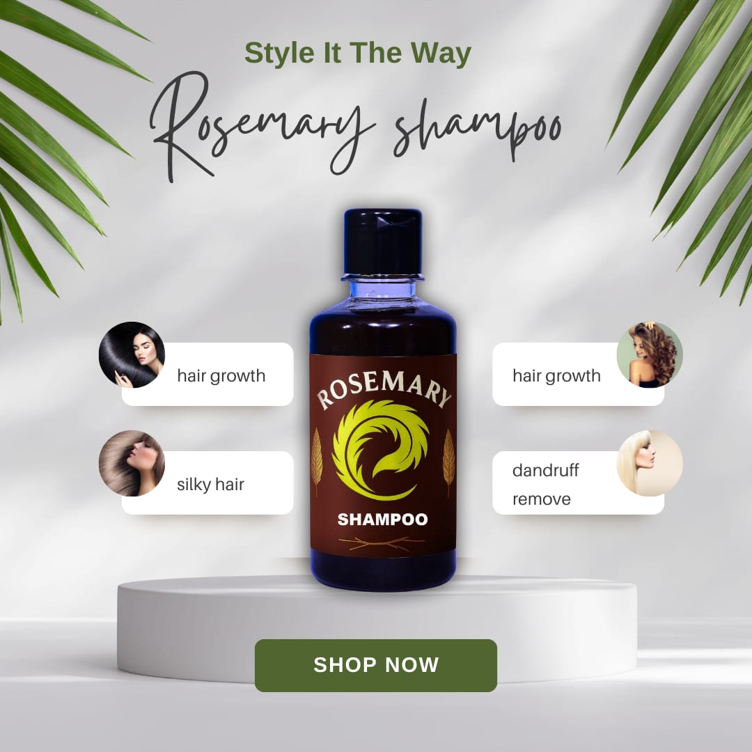 Rosemary Shampoo – Powered by Pure Rosemary Essential Oil